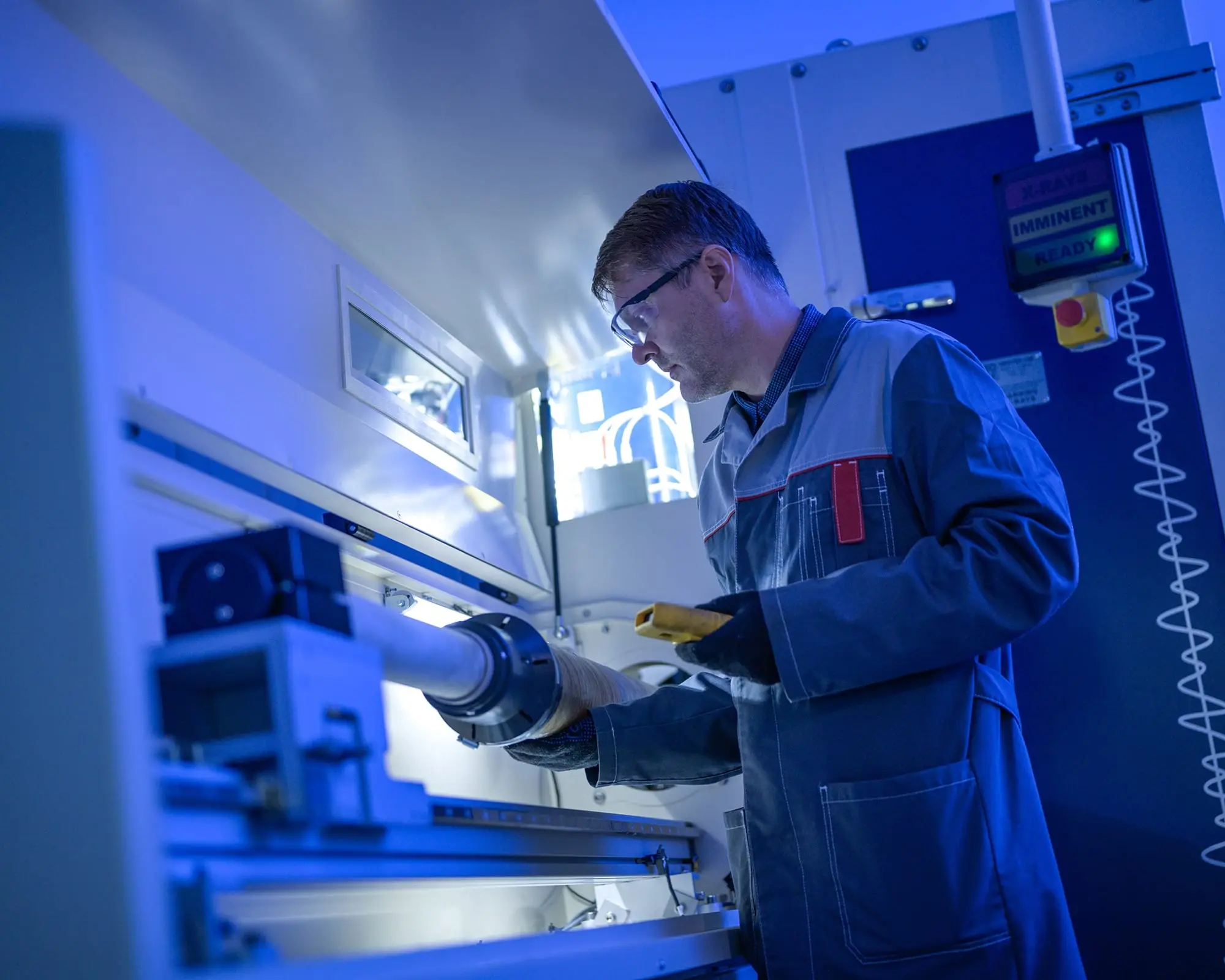 Исследование керна в лаборатории