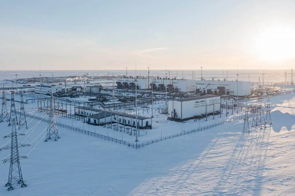 Газотурбинная станция арктического месторождения «Газпром нефти»