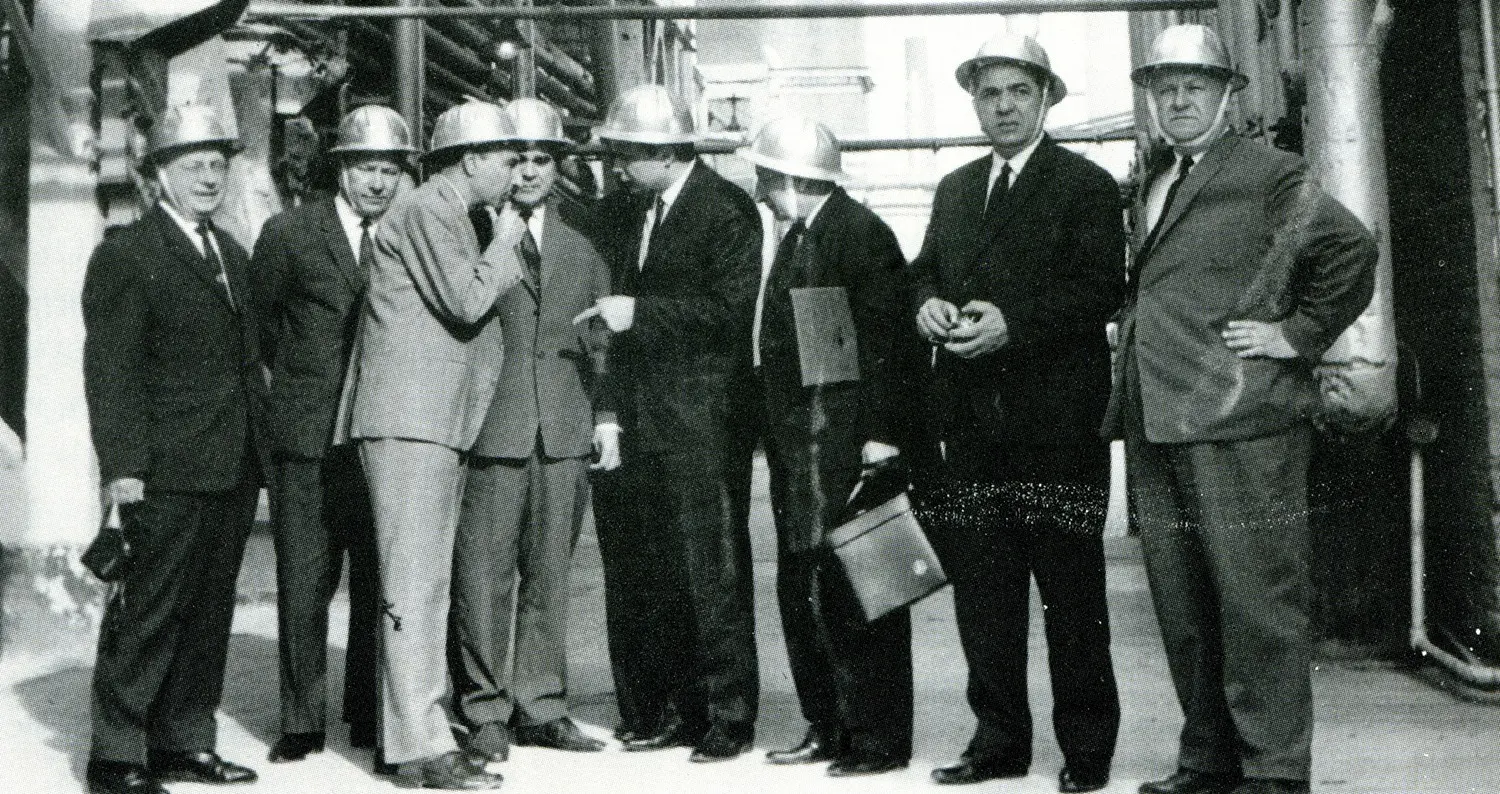 На Нижневартовском газоперерабатывающем заводе, 1970 год