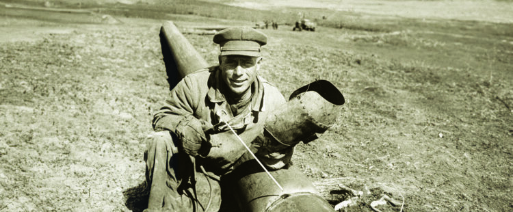 Один из строителей газопровода Саратов — Москва Николай Байдин, май 1945 года