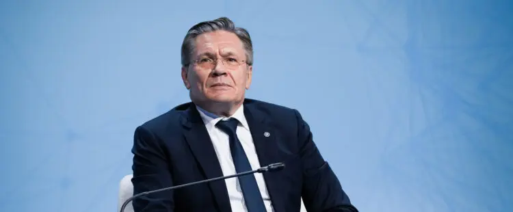 Генеральный директор «Росатома» Алексей Лихачев на ПМЭФ-2025