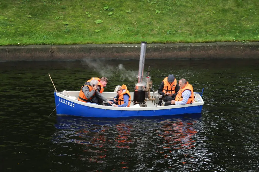 Паровой катер «Саблино» на «Фонтанке SUP» в 2020 году