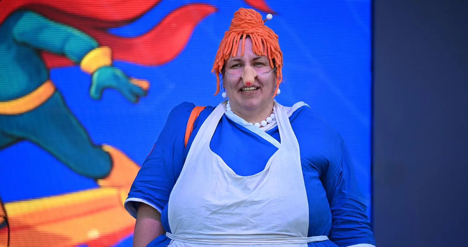 Наталья Пожарнова в образе Фрекен Бок