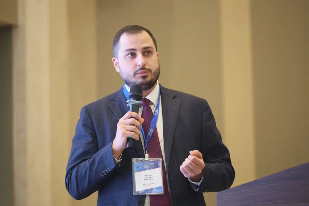 Директор центра «Цифровые индустриальные технологии» при Минпромторге России Эдуард Шантаев на конференции ИТМаш-2024