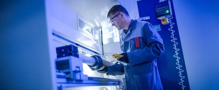 Анализ породы в лаборатории