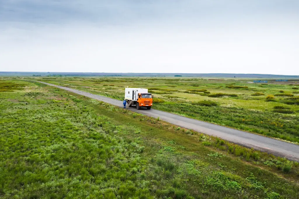 Эколаборатория в полях Оренбургской области