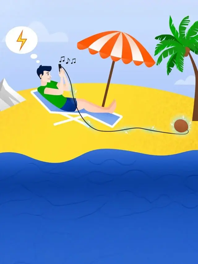 КАК ЗАРЯДИТЬ ТЕЛЕФОН НА НЕОБИТАЕМОМ ОСТРОВЕ