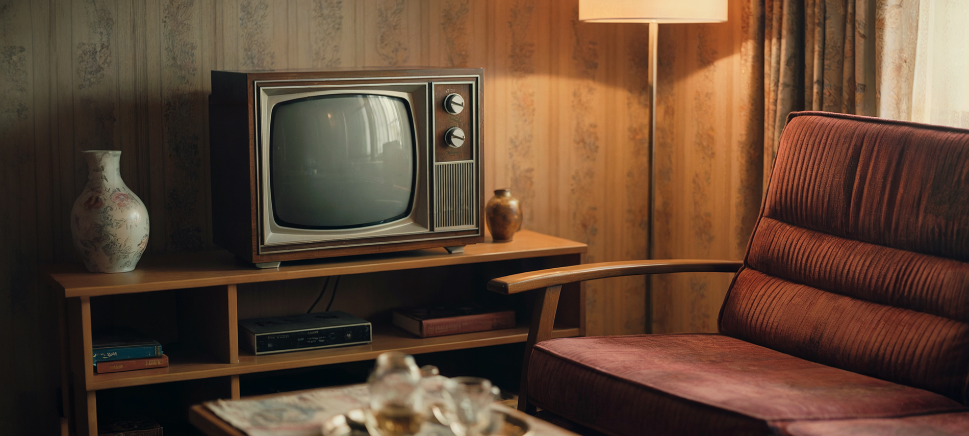 Комната с советским телевизором