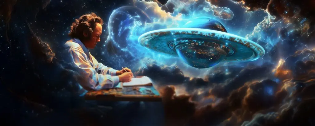 Писатель—фантаст создает художественные миры