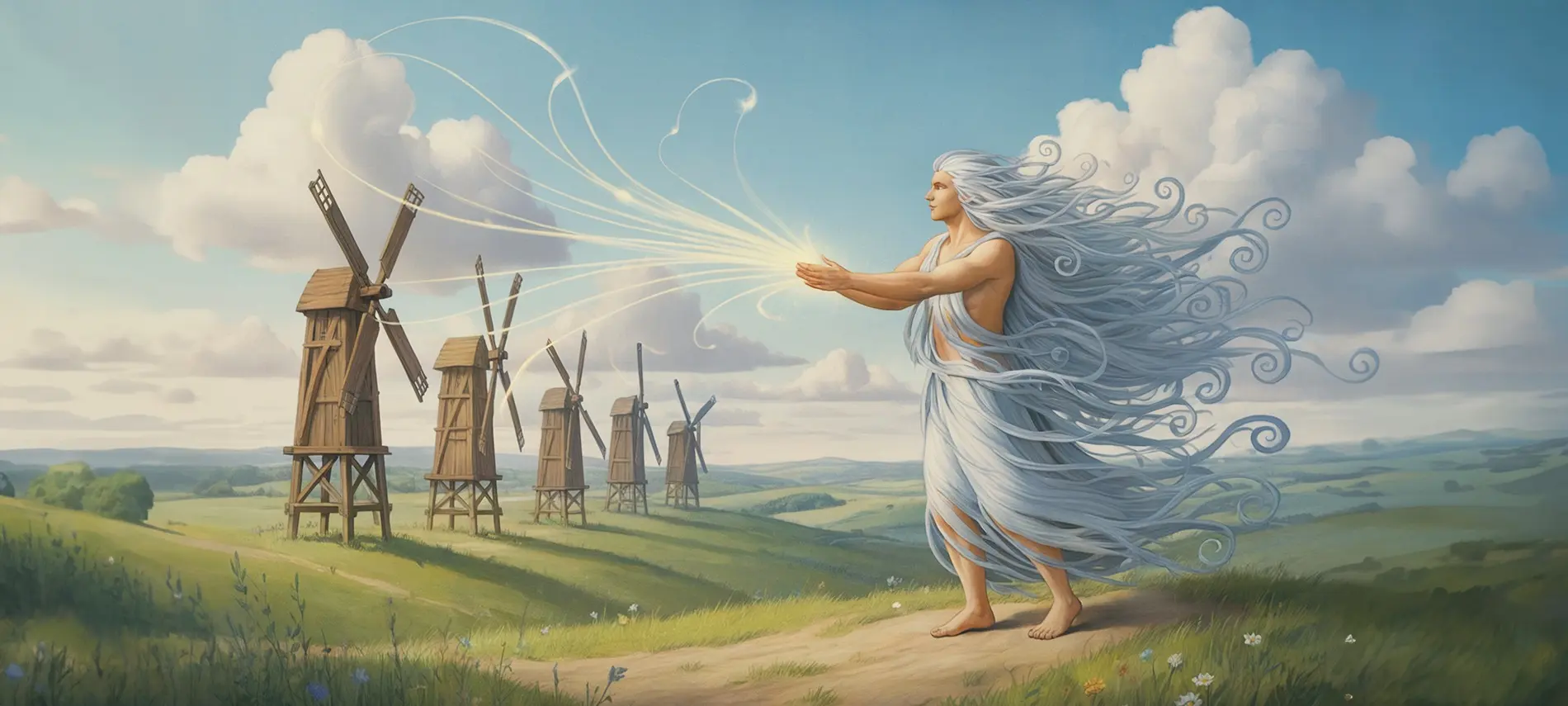 Сказочный персонаж прародитель ветроэнергетики