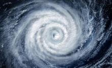 Ураган, вид из космоса