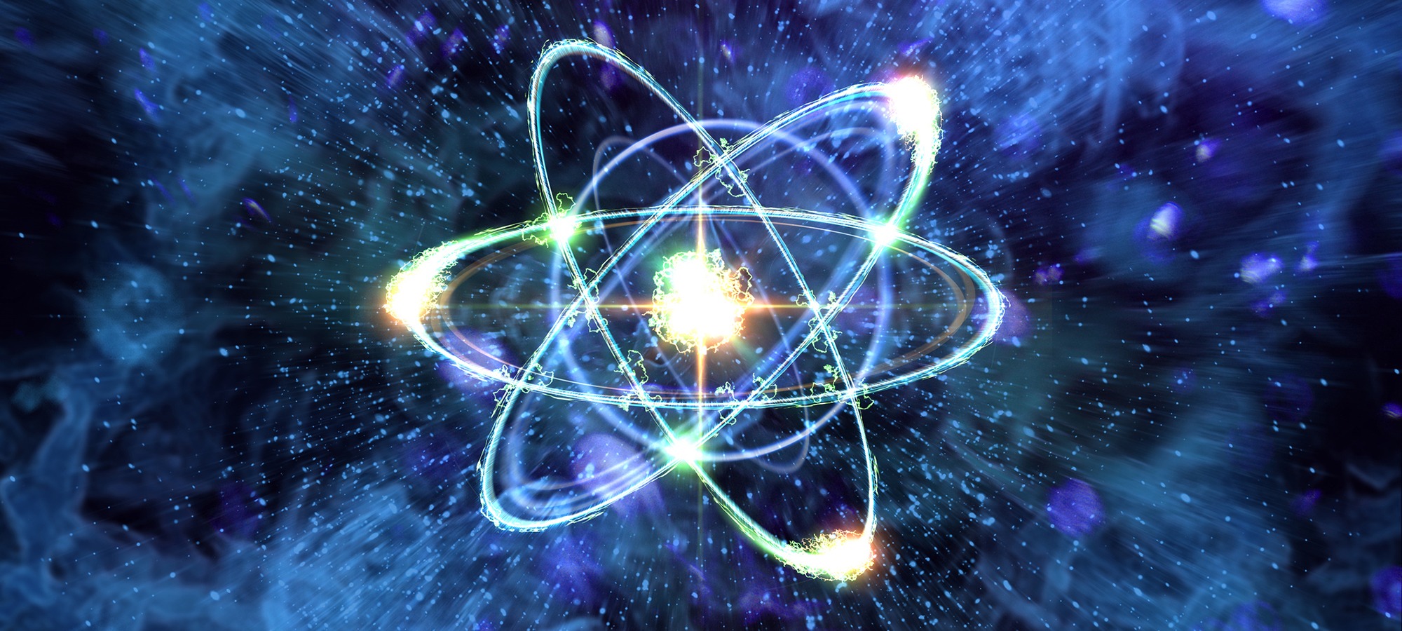 Условное изображение строения атома