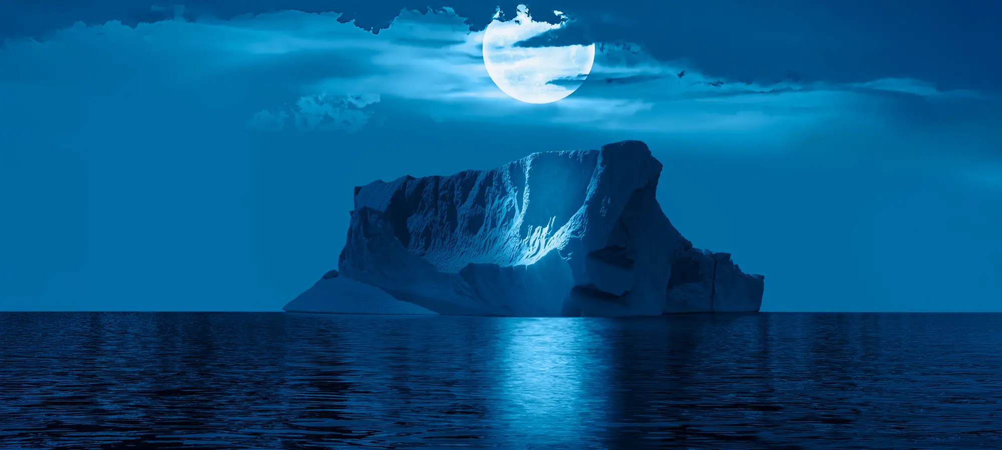 Полярная ночь в Антарктиде