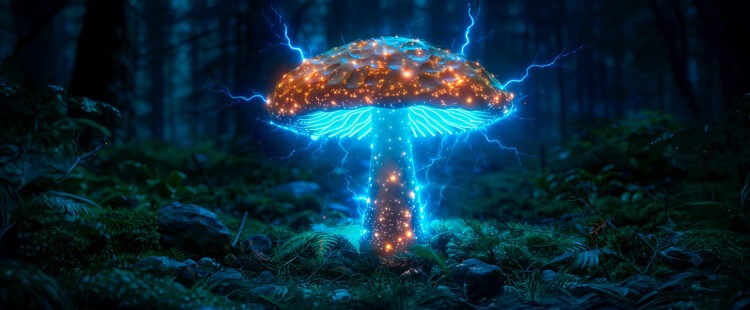 Гриб-электростанция