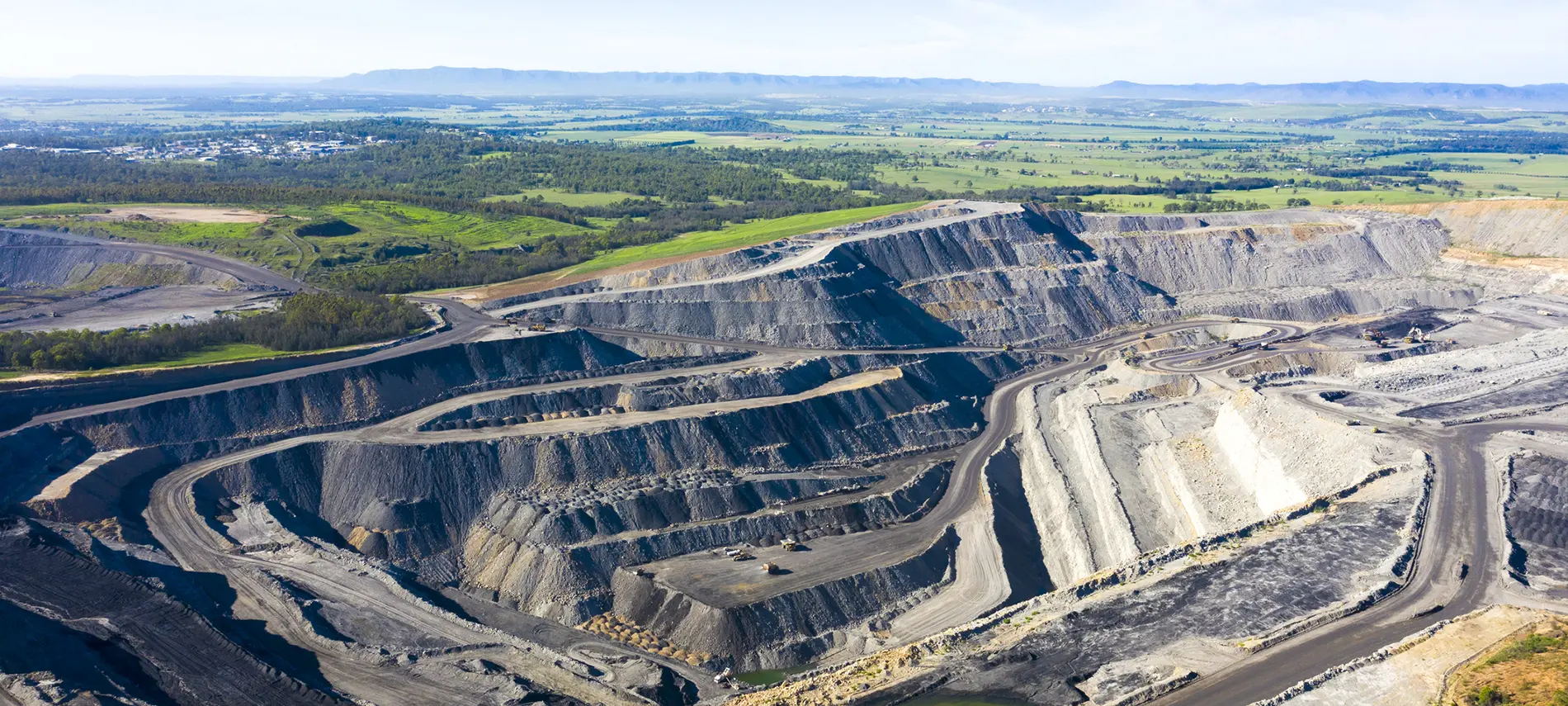 Карьер для добычи каменного угля