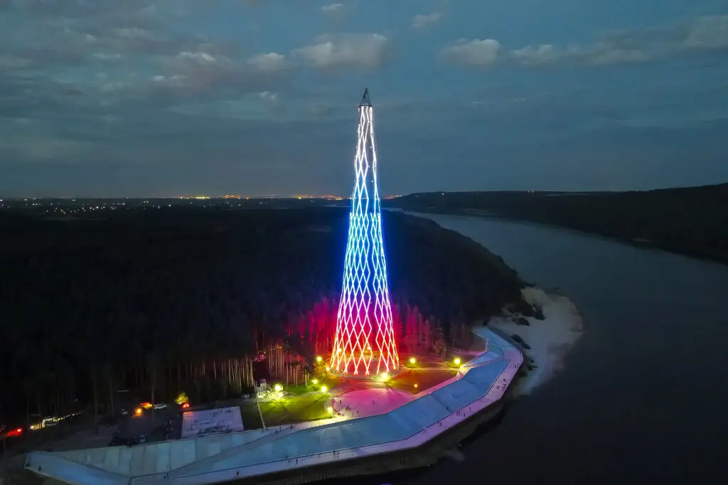 Шуховская гиперболоидная опора. Фото: «Россети»