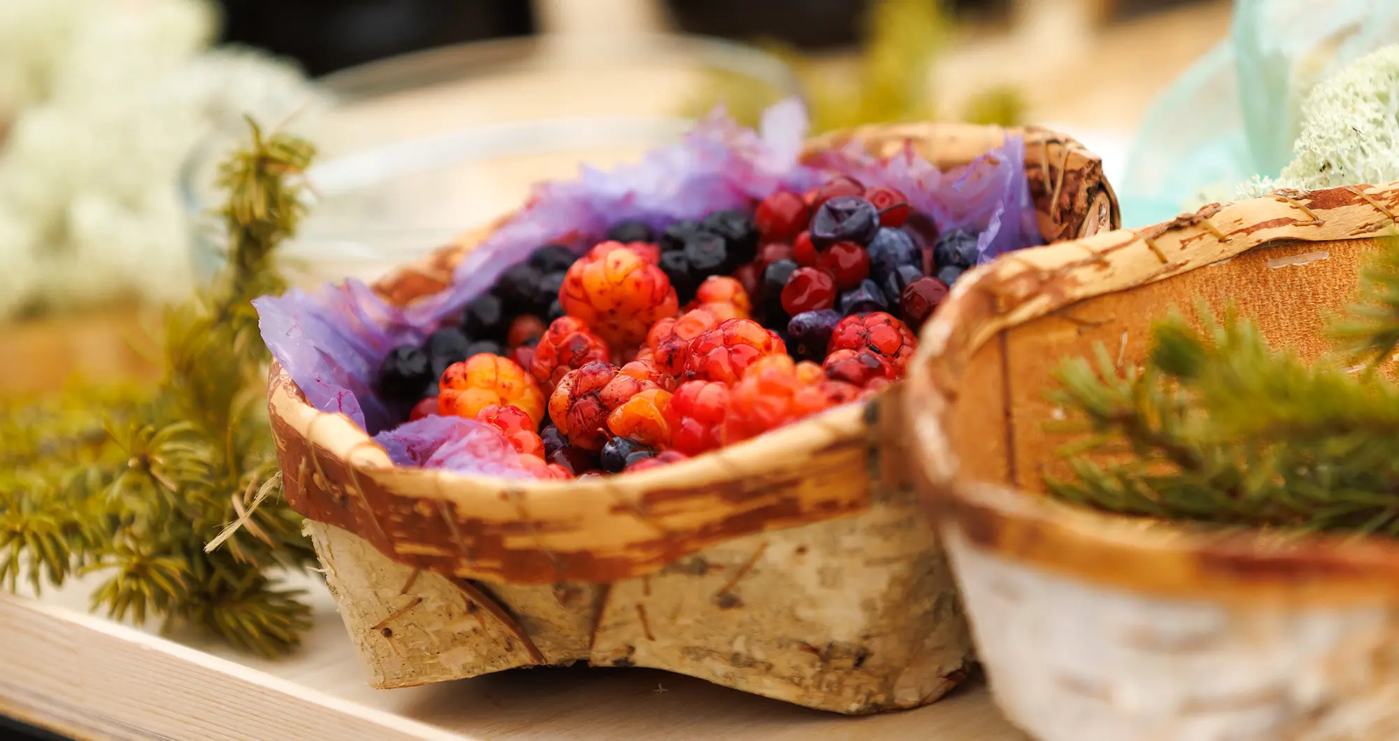 Угощения на праздновании Дня оленевода в Яр-Сале