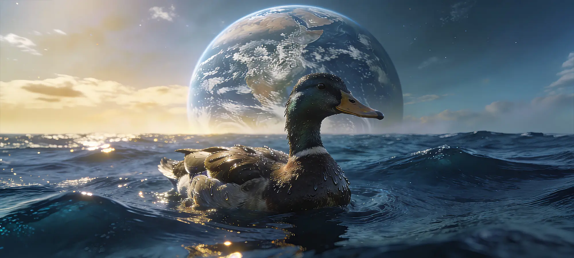 Утка из легенды о сотворении мира