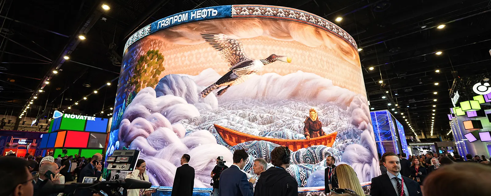 Арт-проект «Родной Север» компании «Газпром нефть» на ПМЭФ 2026