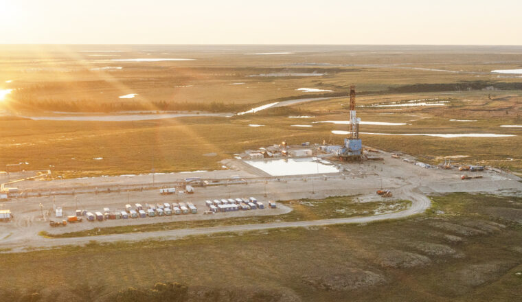 Восточно-Мессояхское месторождение, самый северный материковом нефтепромысел России